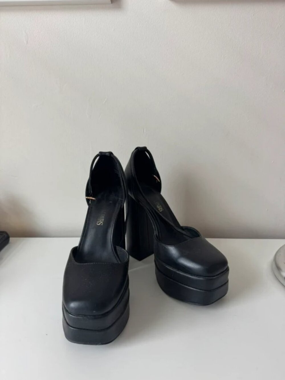 Platform Black Heels